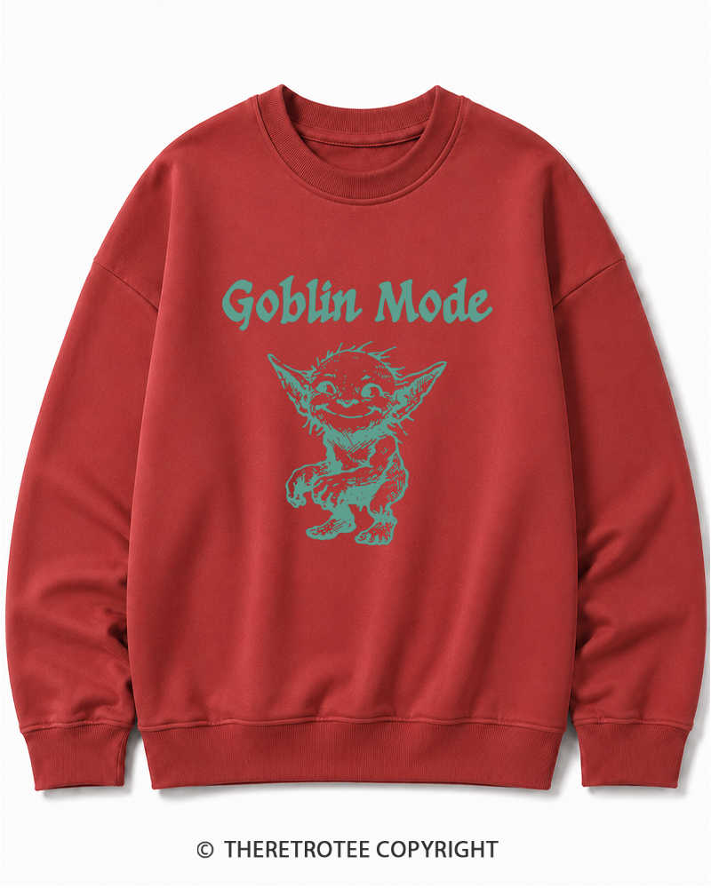TheRetroTee Goblin Mode Cotton Sweatshirt