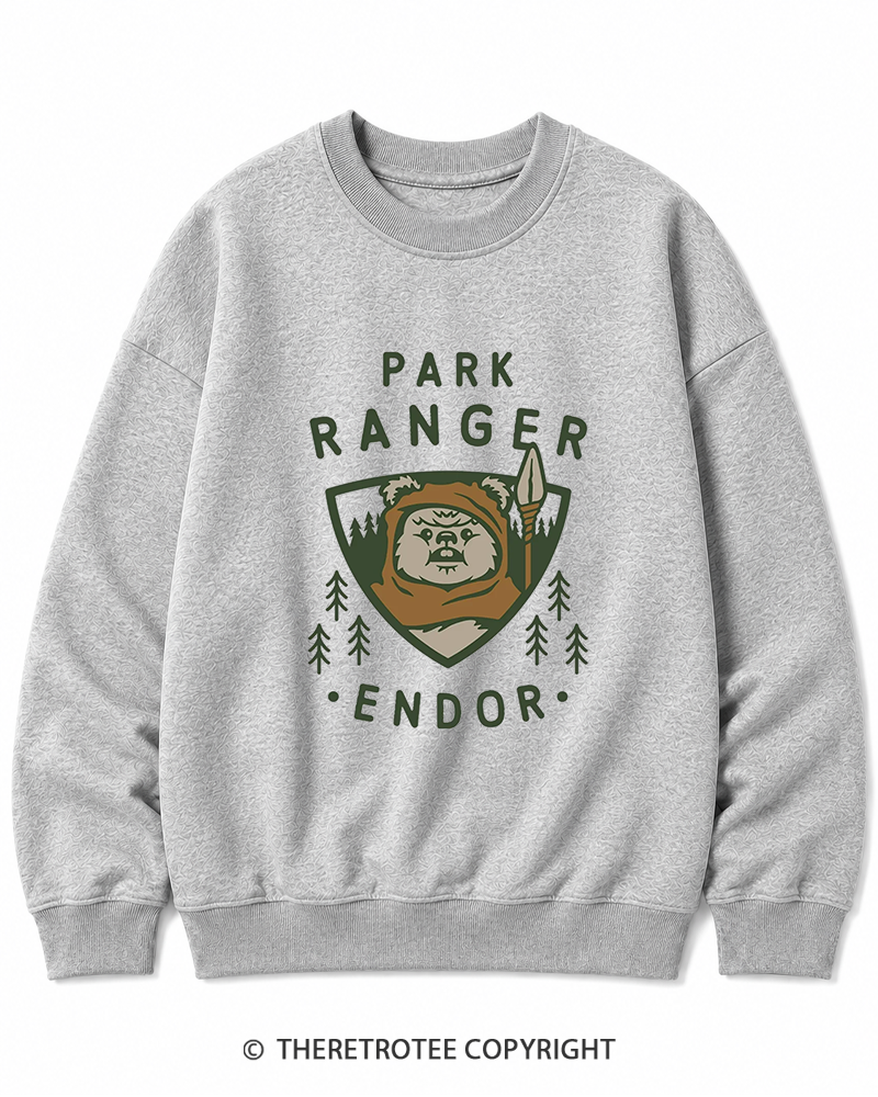 TheRetroTee Park Ranger 1980s Cotton Sweatshirt