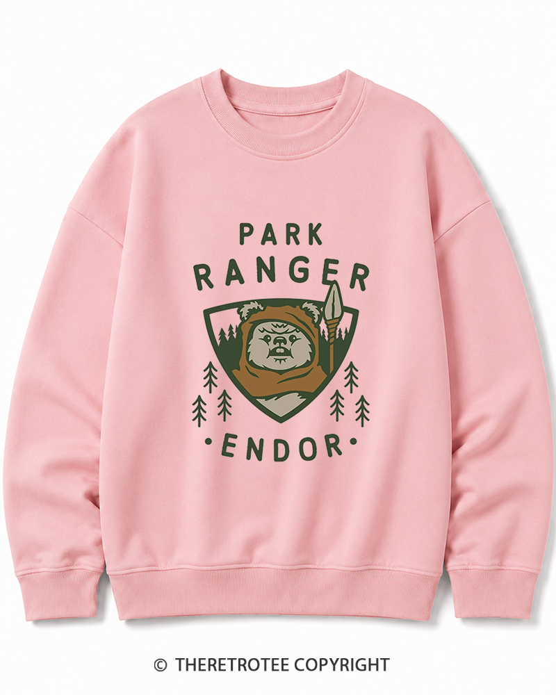 TheRetroTee Park Ranger 1980s Cotton Sweatshirt