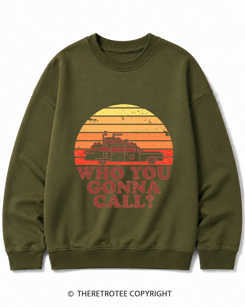 TheRetroTee Sunset 1980s Cotton Sweatshirt