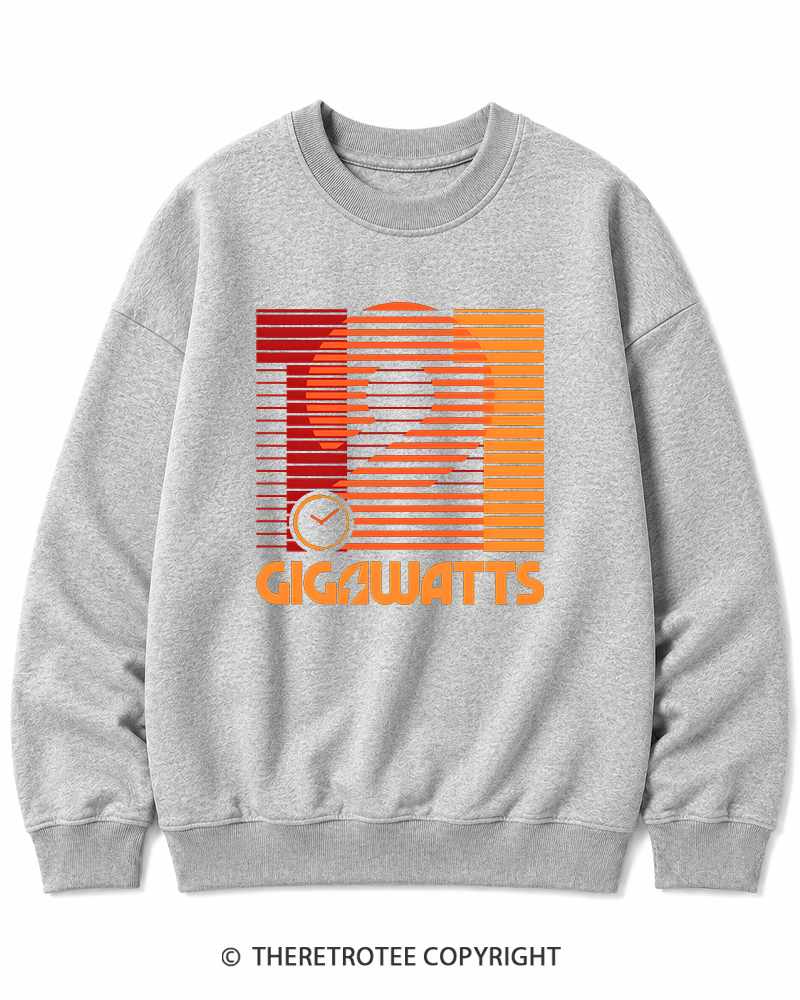 TheRetroTee 1.21 Gigawatts 1980s Cotton Sweatshirt