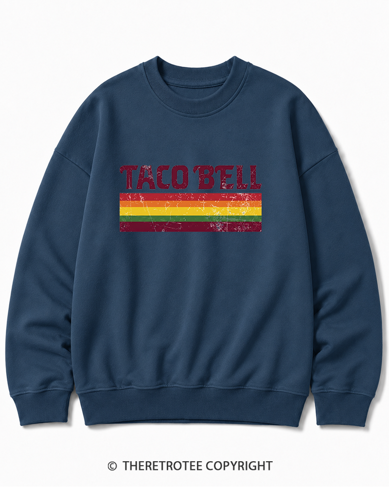 TheRetroTee Vintage Taco Paper Cotton Sweatshirt