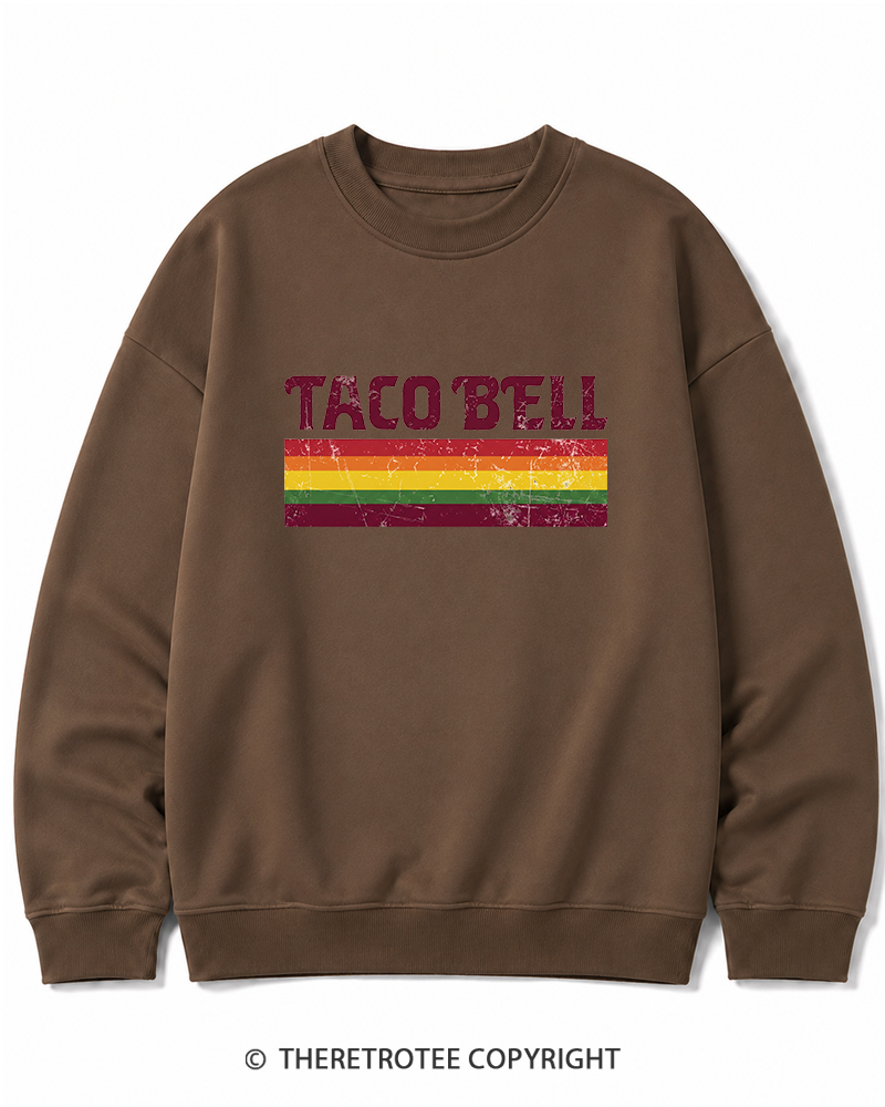 TheRetroTee Vintage Taco Paper Cotton Sweatshirt