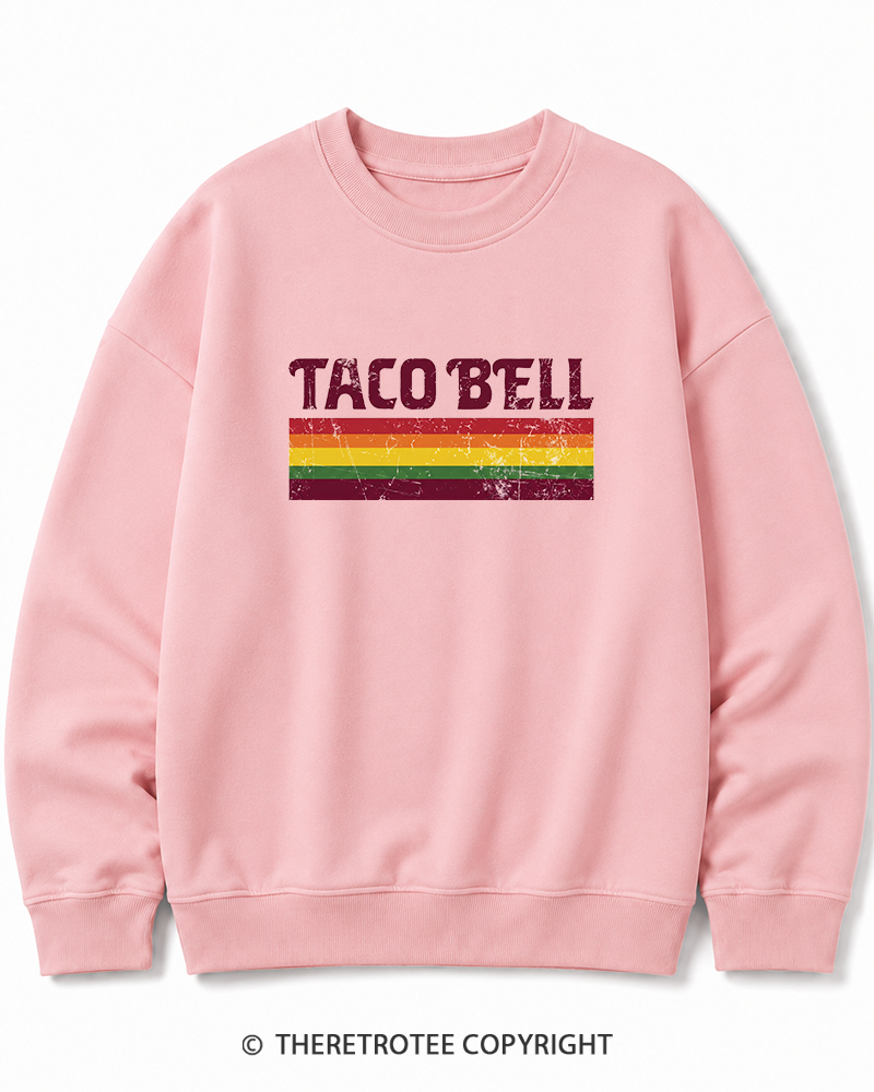 TheRetroTee Vintage Taco Paper Cotton Sweatshirt