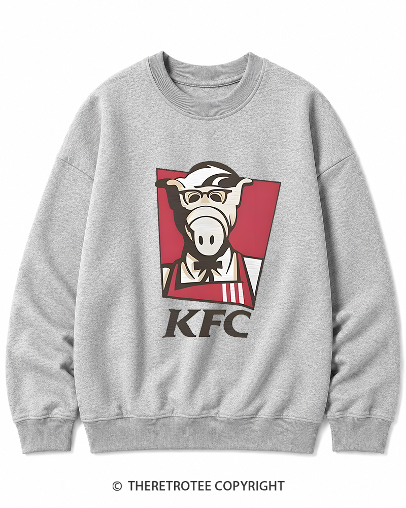 TheRetroTee 1980s Kentucky Fried Cats Cotton Sweatshirt