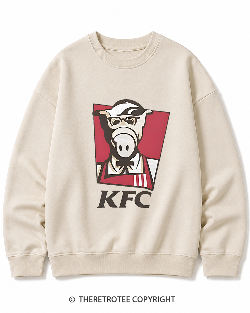 TheRetroTee 1980s Kentucky Fried Cats Cotton Sweatshirt