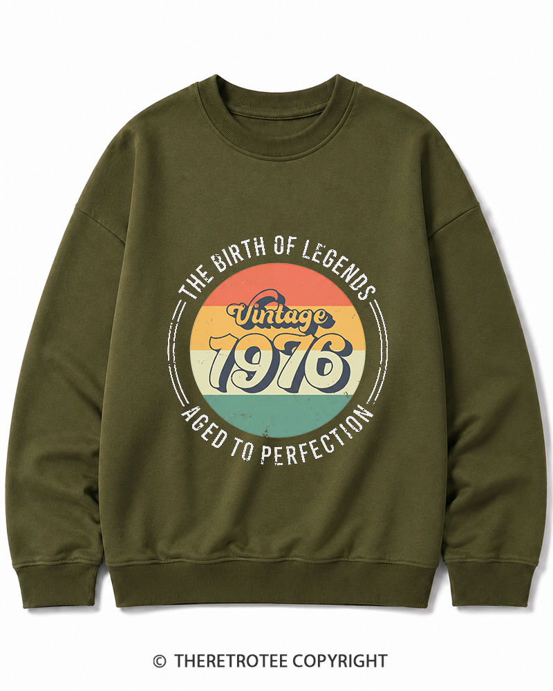 TheRetroTee Vintage 1976 Cotton Sweatshirt