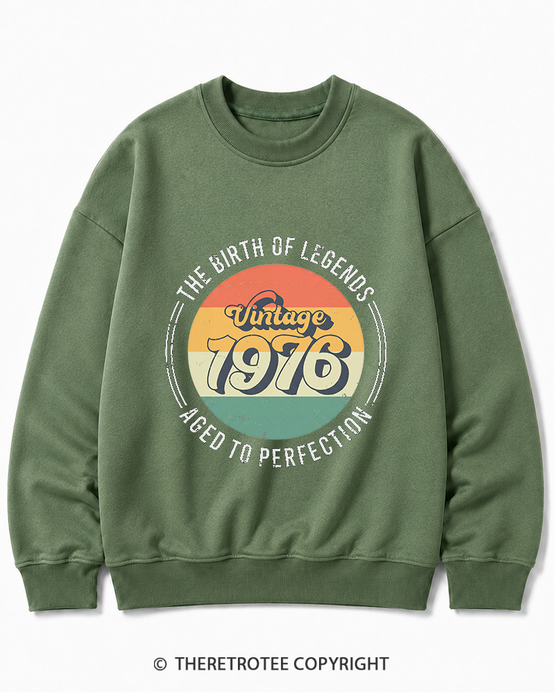 TheRetroTee Vintage 1976 Cotton Sweatshirt