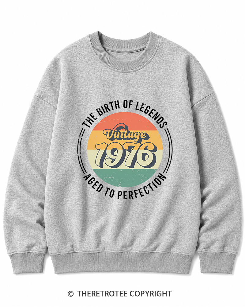 TheRetroTee Vintage 1976 Cotton Sweatshirt