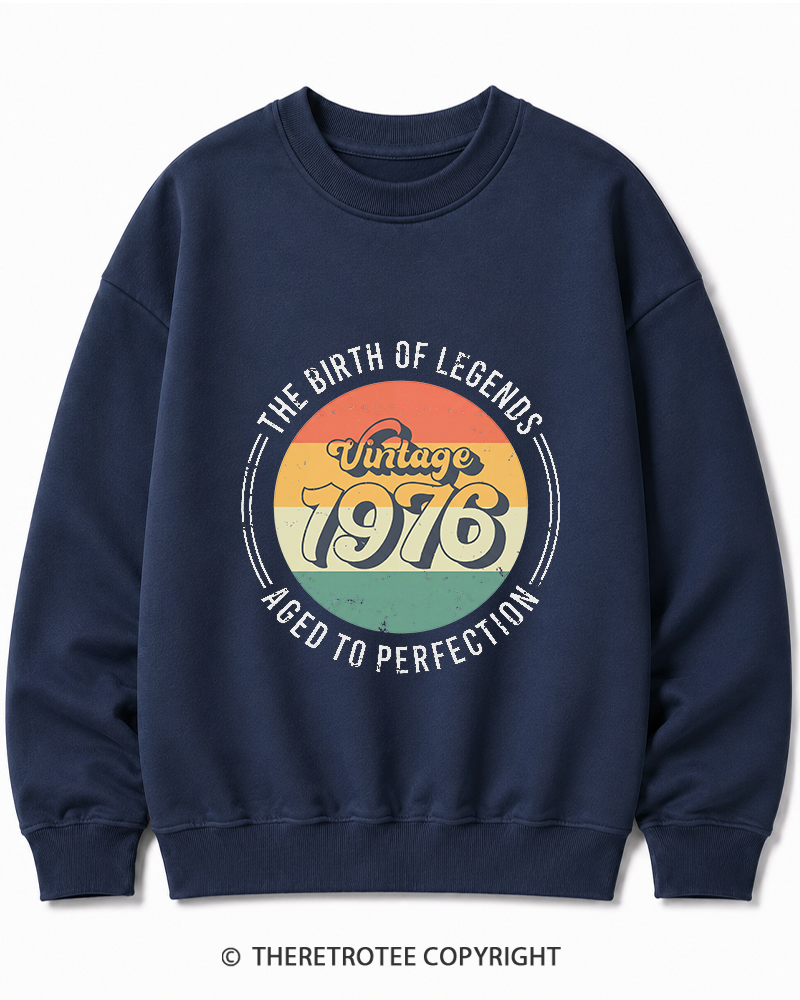 TheRetroTee Vintage 1976 Cotton Sweatshirt