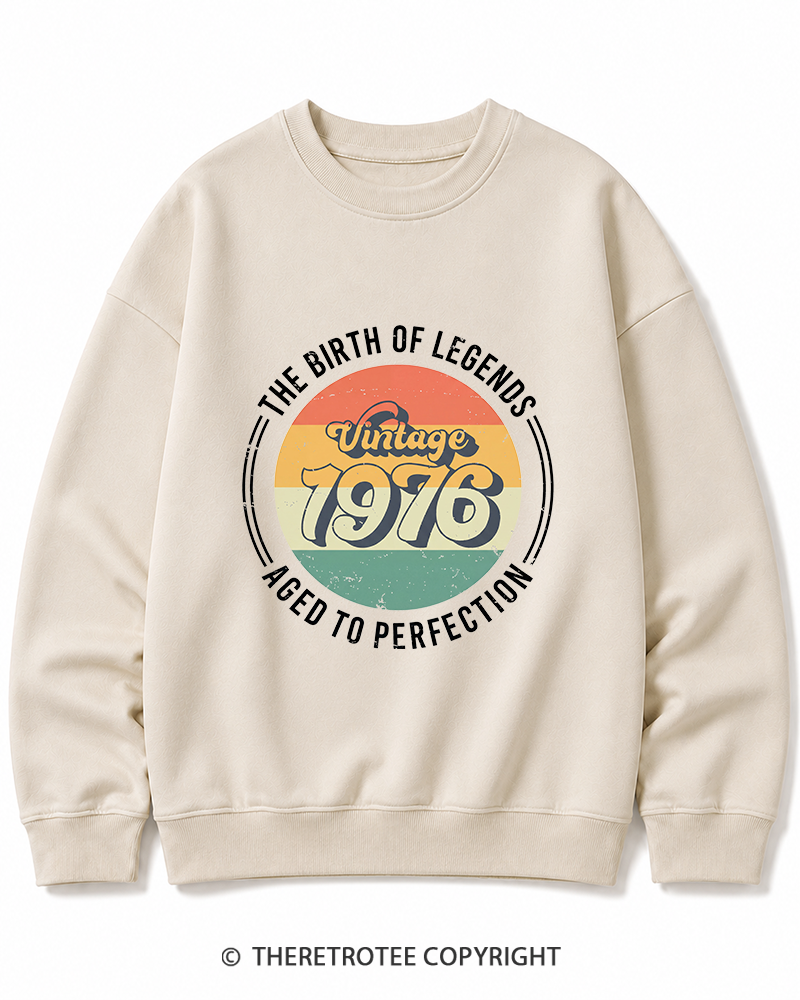 TheRetroTee Vintage 1976 Cotton Sweatshirt