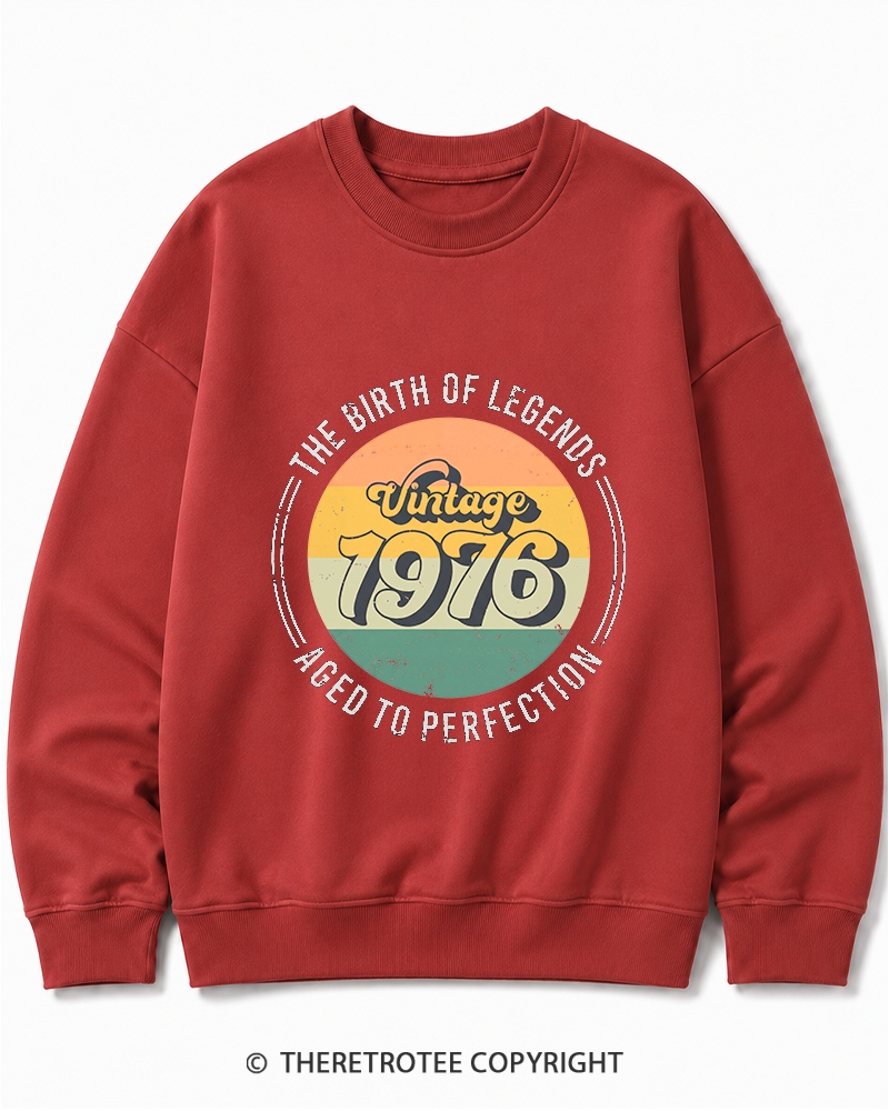 TheRetroTee Vintage 1976 Cotton Sweatshirt