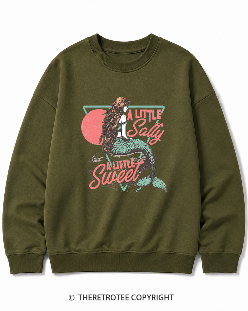 TheRetroTee A Little Salty a Little Sweet Cotton Sweatshirt