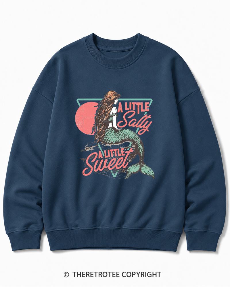 TheRetroTee A Little Salty a Little Sweet Cotton Sweatshirt
