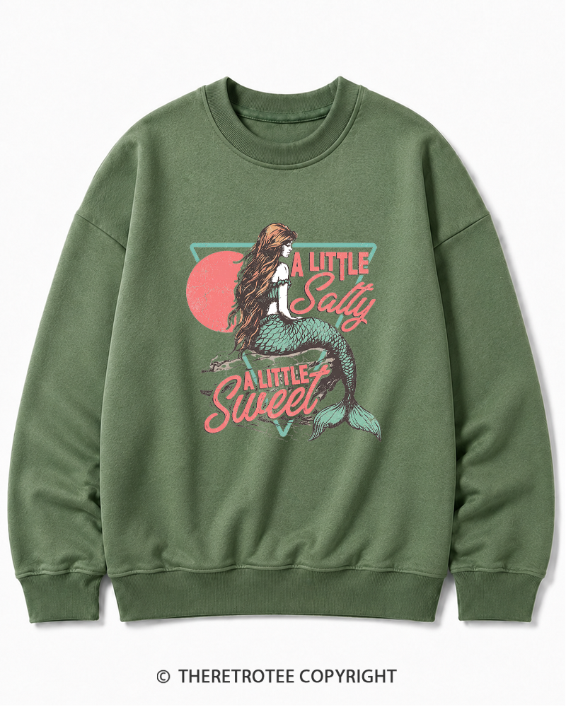 TheRetroTee A Little Salty a Little Sweet Cotton Sweatshirt