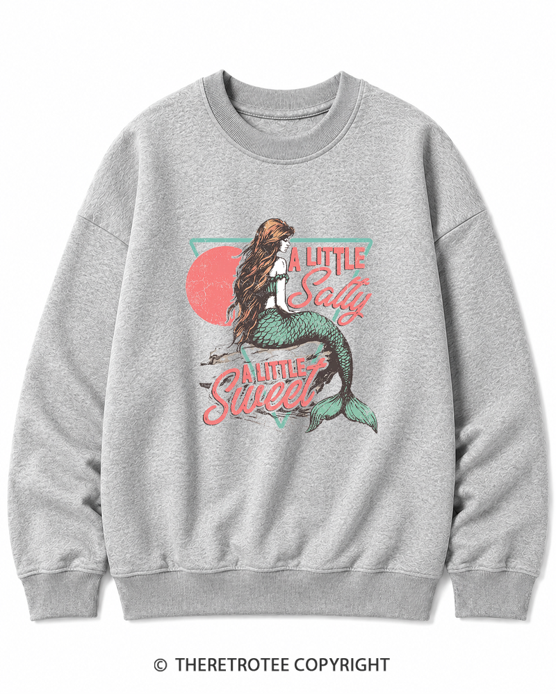 TheRetroTee A Little Salty a Little Sweet Cotton Sweatshirt