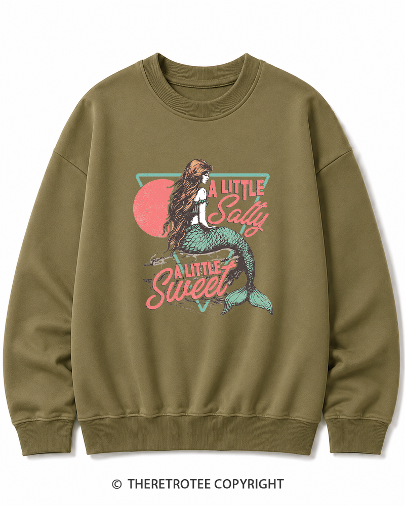 TheRetroTee A Little Salty a Little Sweet Cotton Sweatshirt
