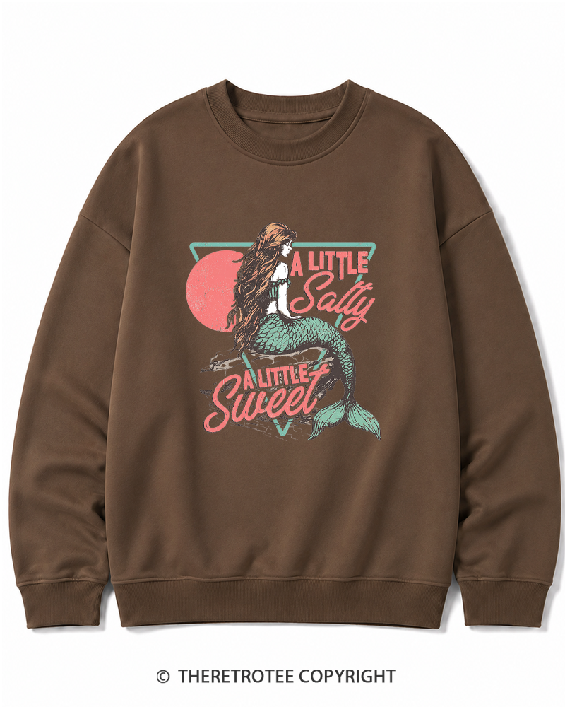 TheRetroTee A Little Salty a Little Sweet Cotton Sweatshirt