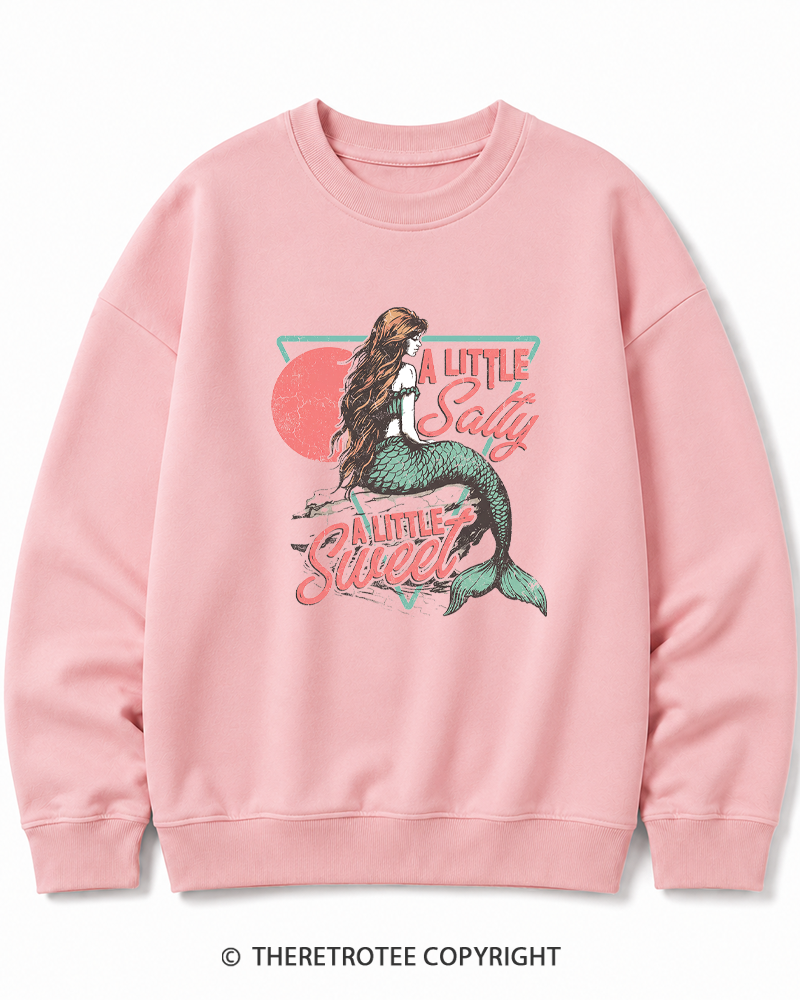 TheRetroTee A Little Salty a Little Sweet Cotton Sweatshirt