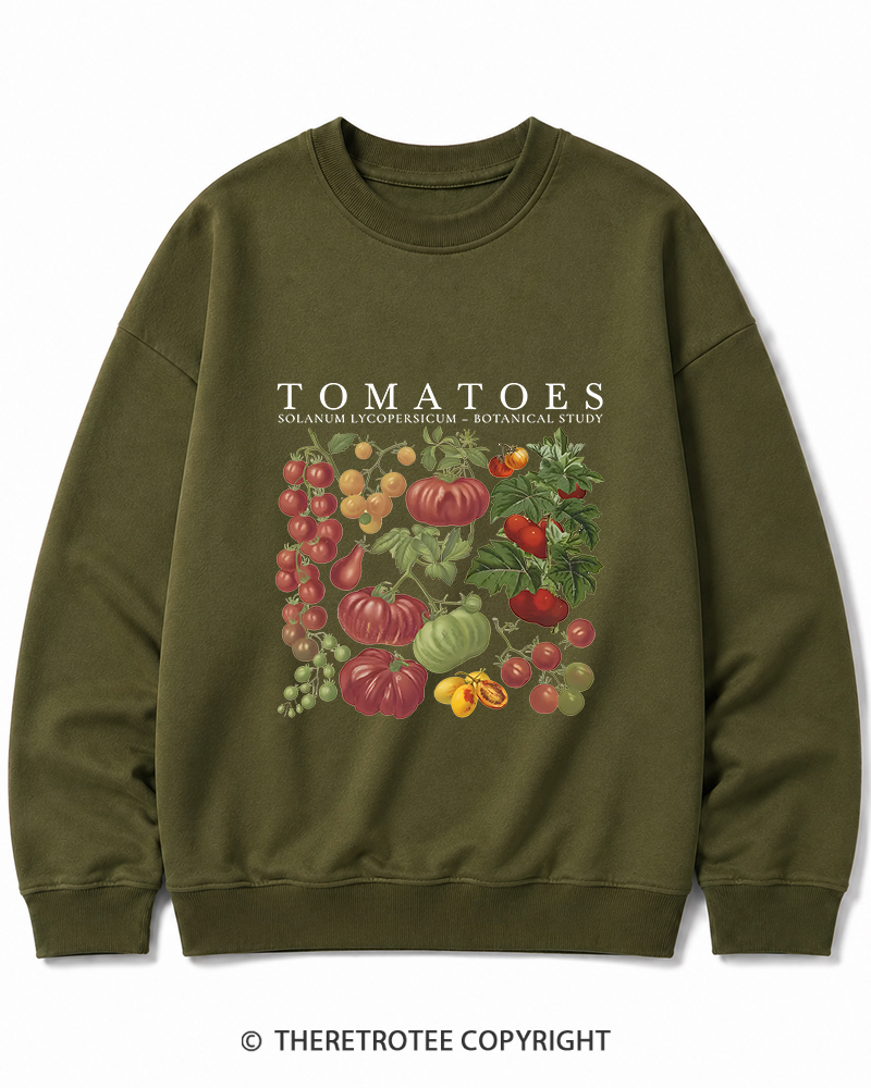 TheRetroTee Tomatoes 1890s Cotton Sweatshirt