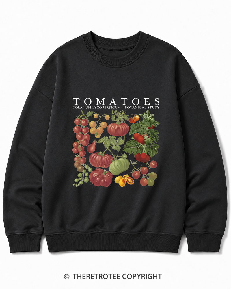 TheRetroTee Tomatoes 1890s Cotton Sweatshirt