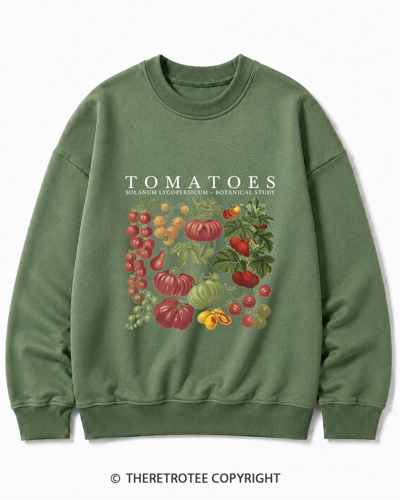 TheRetroTee Tomatoes 1890s Cotton Sweatshirt