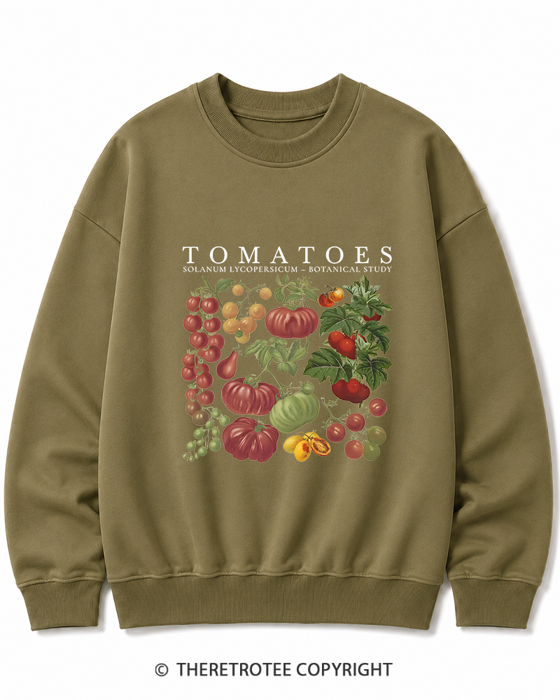 TheRetroTee Tomatoes 1890s Cotton Sweatshirt