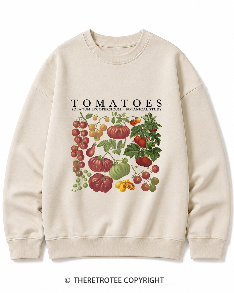 TheRetroTee Tomatoes 1890s Cotton Sweatshirt