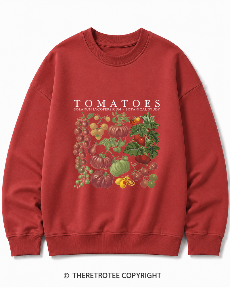 TheRetroTee Tomatoes 1890s Cotton Sweatshirt
