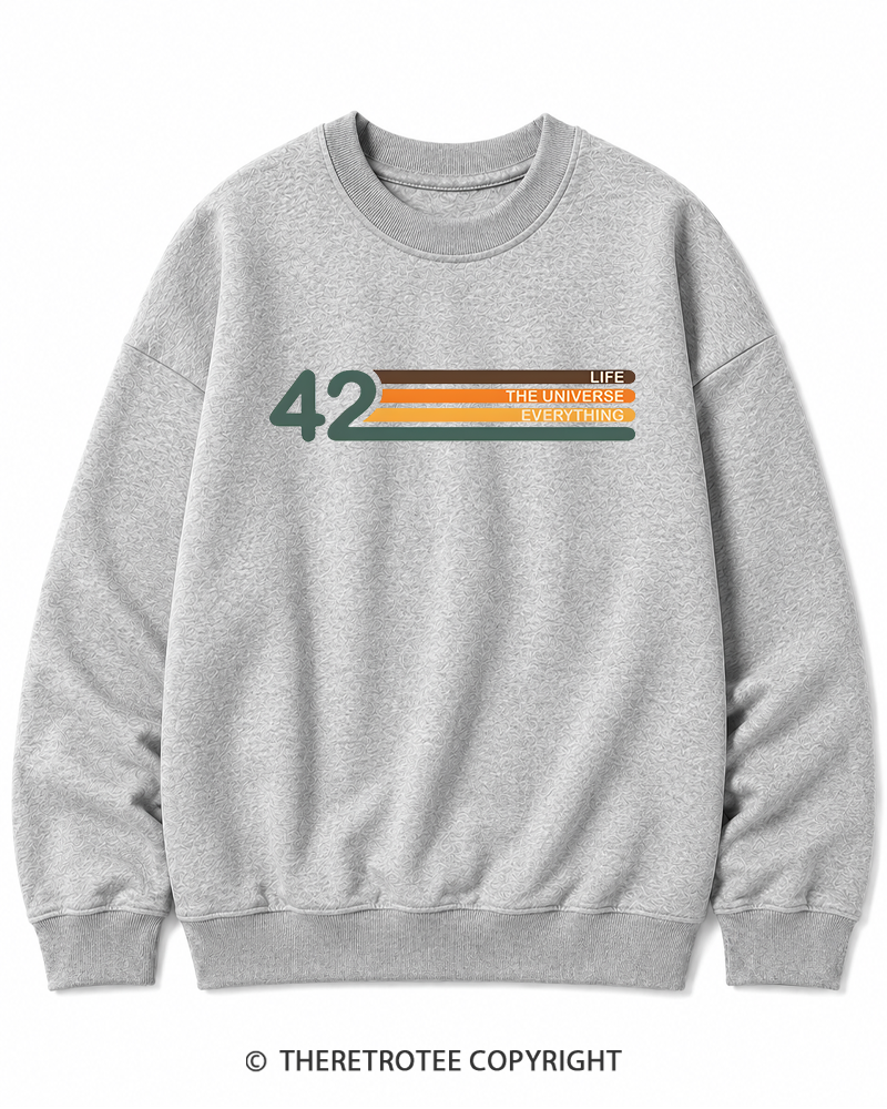 TheRetroTee The Meaning of Life Cotton Sweatshirt