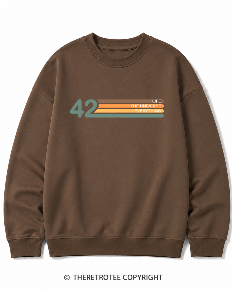 TheRetroTee The Meaning of Life Cotton Sweatshirt