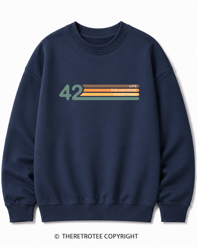 TheRetroTee The Meaning of Life Cotton Sweatshirt