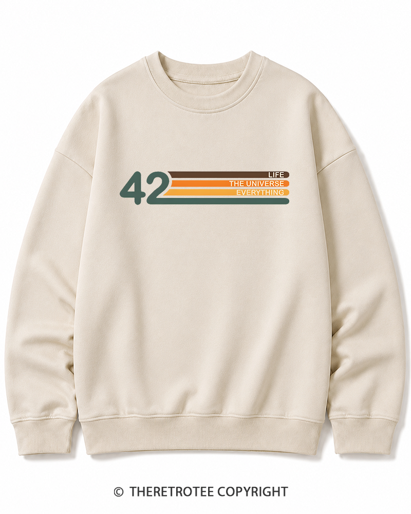 TheRetroTee The Meaning of Life Cotton Sweatshirt