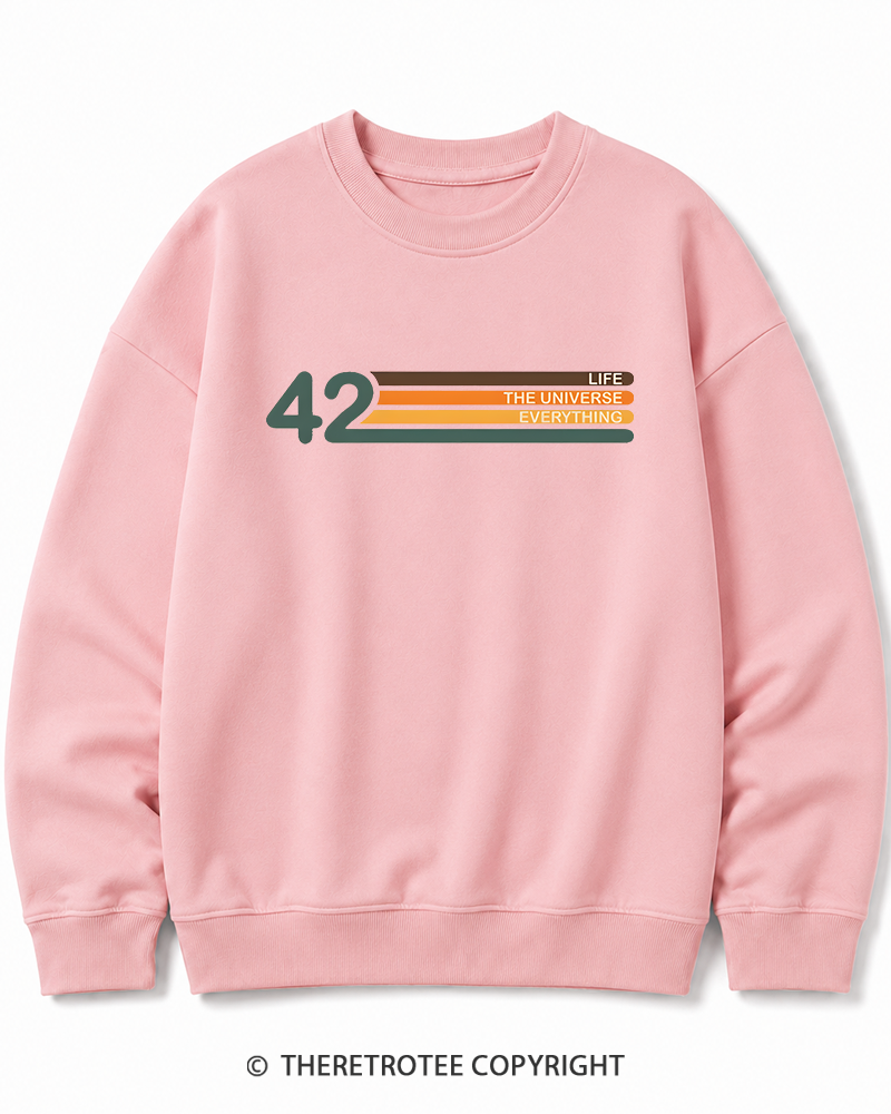 TheRetroTee The Meaning of Life Cotton Sweatshirt