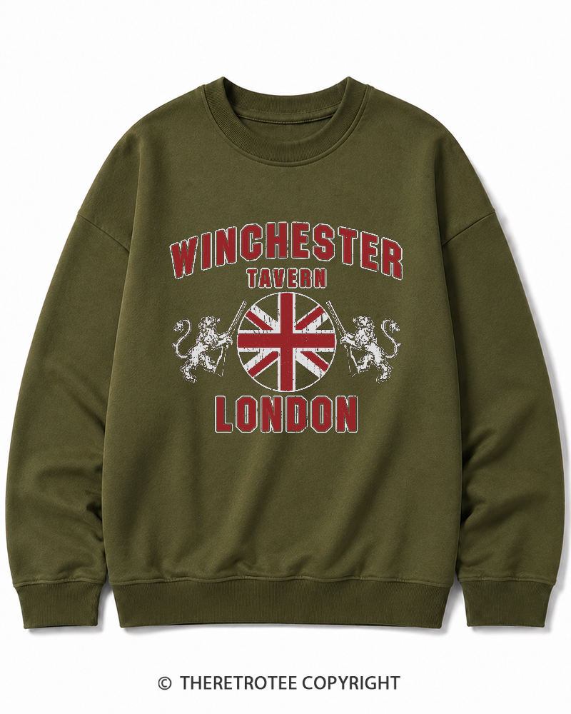 TheRetroTee Winchester Tavern 2000s Cotton Sweatshirt