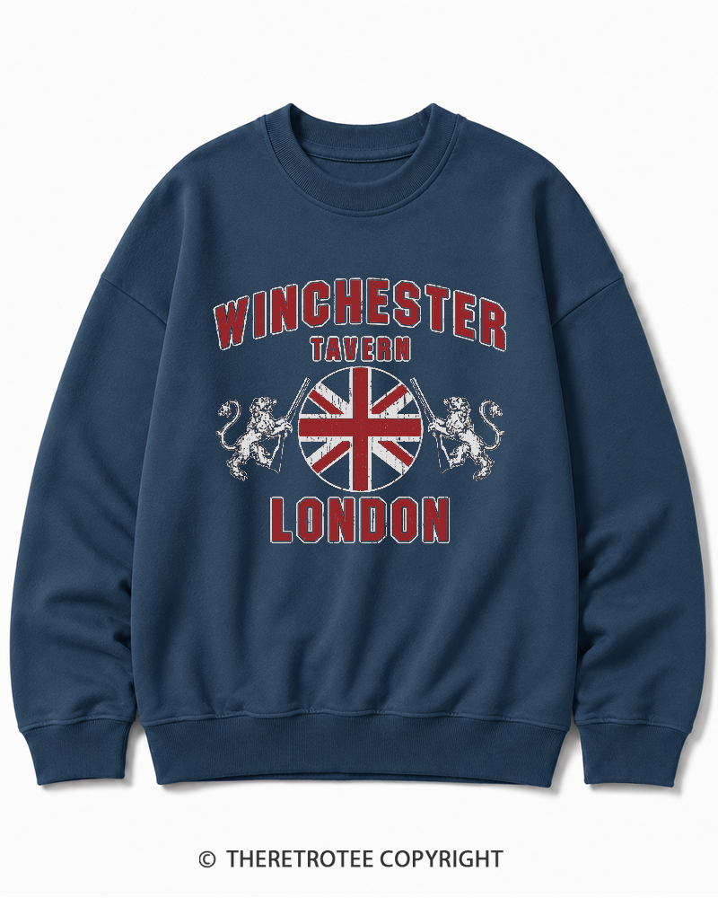 TheRetroTee Winchester Tavern 2000s Cotton Sweatshirt