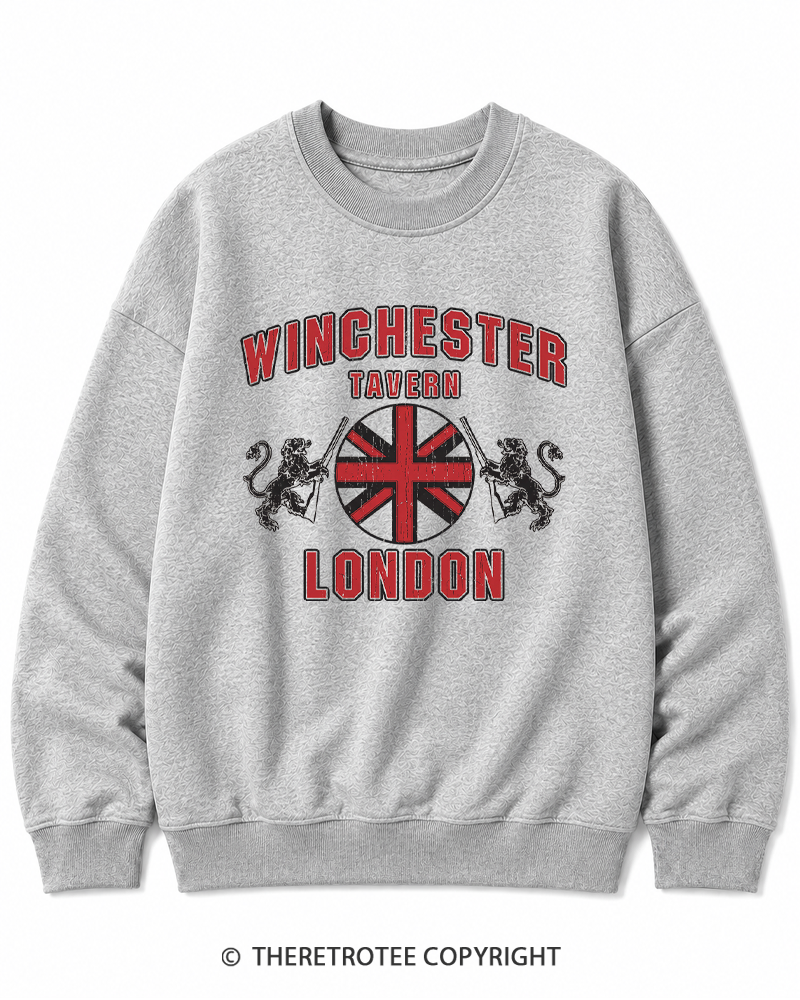 TheRetroTee Winchester Tavern 2000s Cotton Sweatshirt