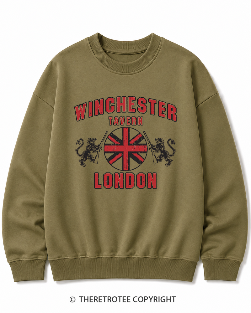 TheRetroTee Winchester Tavern 2000s Cotton Sweatshirt