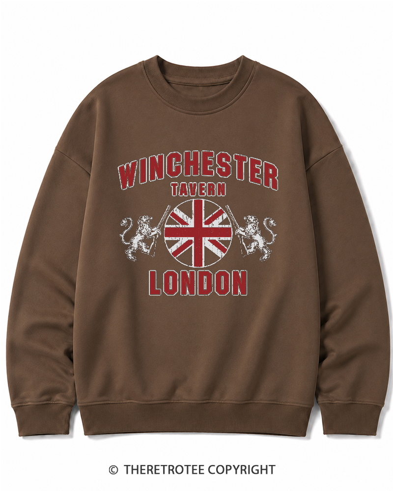 TheRetroTee Winchester Tavern 2000s Cotton Sweatshirt