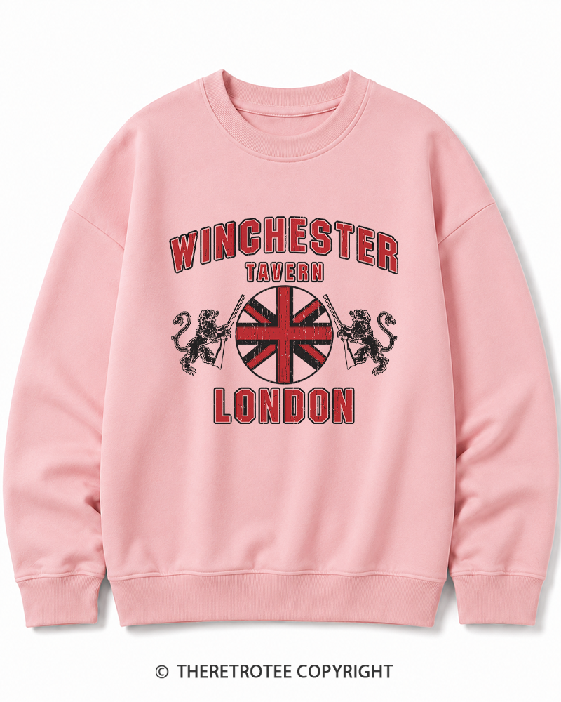 TheRetroTee Winchester Tavern 2000s Cotton Sweatshirt