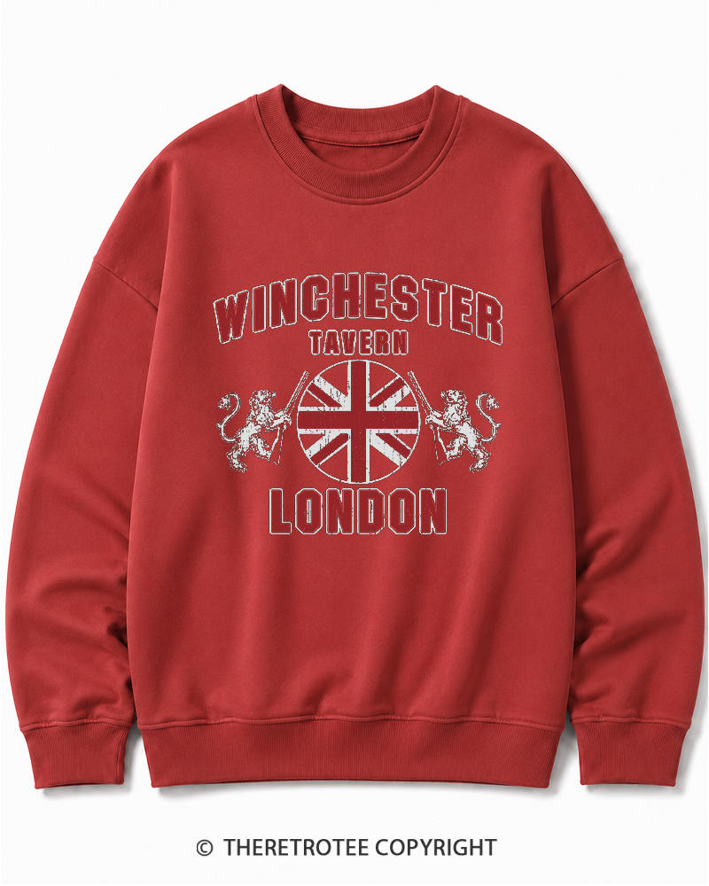 TheRetroTee Winchester Tavern 2000s Cotton Sweatshirt