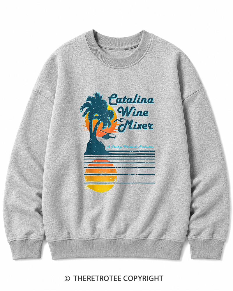 TheRetroTee Catalina Wine Mixer Cotton Sweatshirt