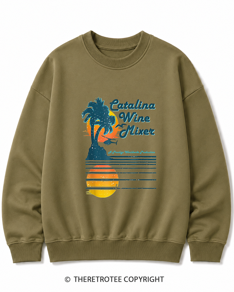 TheRetroTee Catalina Wine Mixer Cotton Sweatshirt
