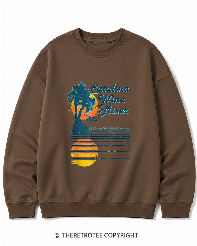 TheRetroTee Catalina Wine Mixer Cotton Sweatshirt
