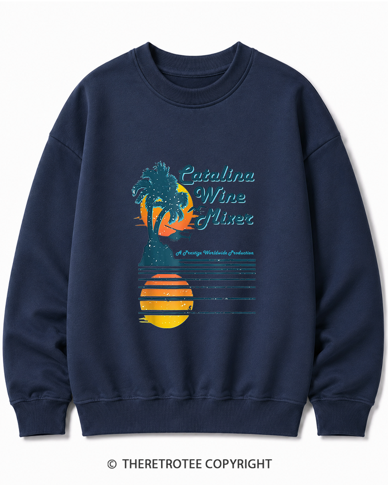 TheRetroTee Catalina Wine Mixer Cotton Sweatshirt