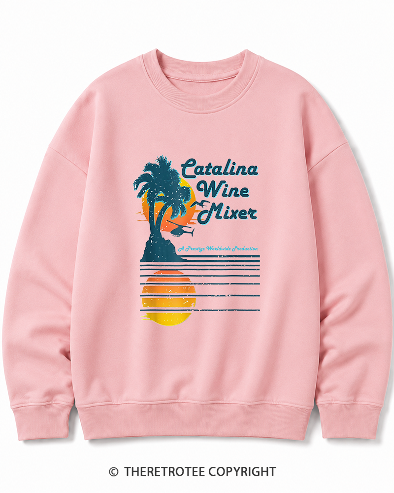 TheRetroTee Catalina Wine Mixer Cotton Sweatshirt