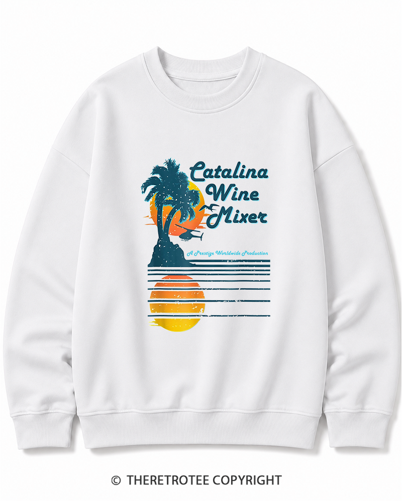 TheRetroTee Catalina Wine Mixer Cotton Sweatshirt