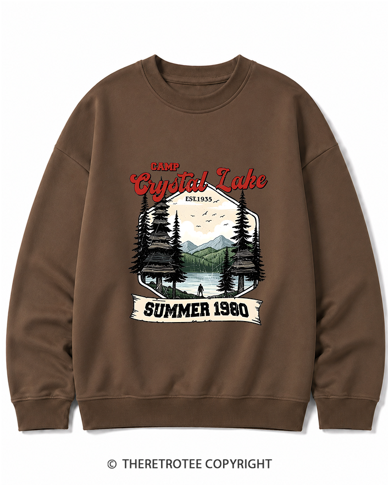 TheRetroTee Friday the 13th Jason Voorhees 1980s Cotton Sweatshirt