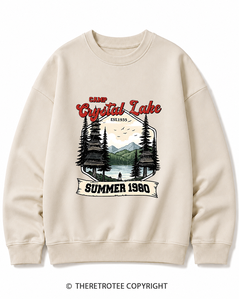 TheRetroTee Friday the 13th Jason Voorhees 1980s Cotton Sweatshirt
