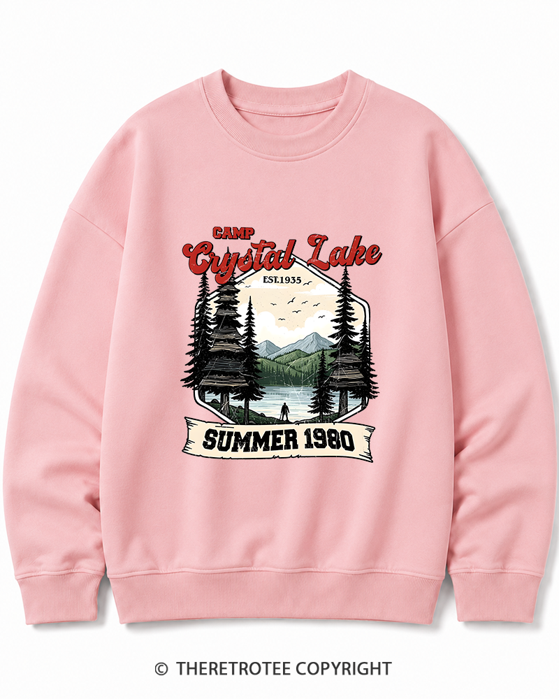 TheRetroTee Friday the 13th Jason Voorhees 1980s Cotton Sweatshirt